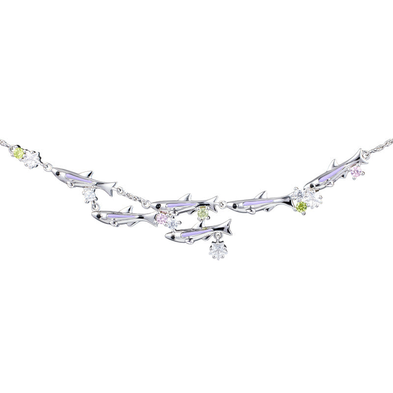 Freedom fish necklace