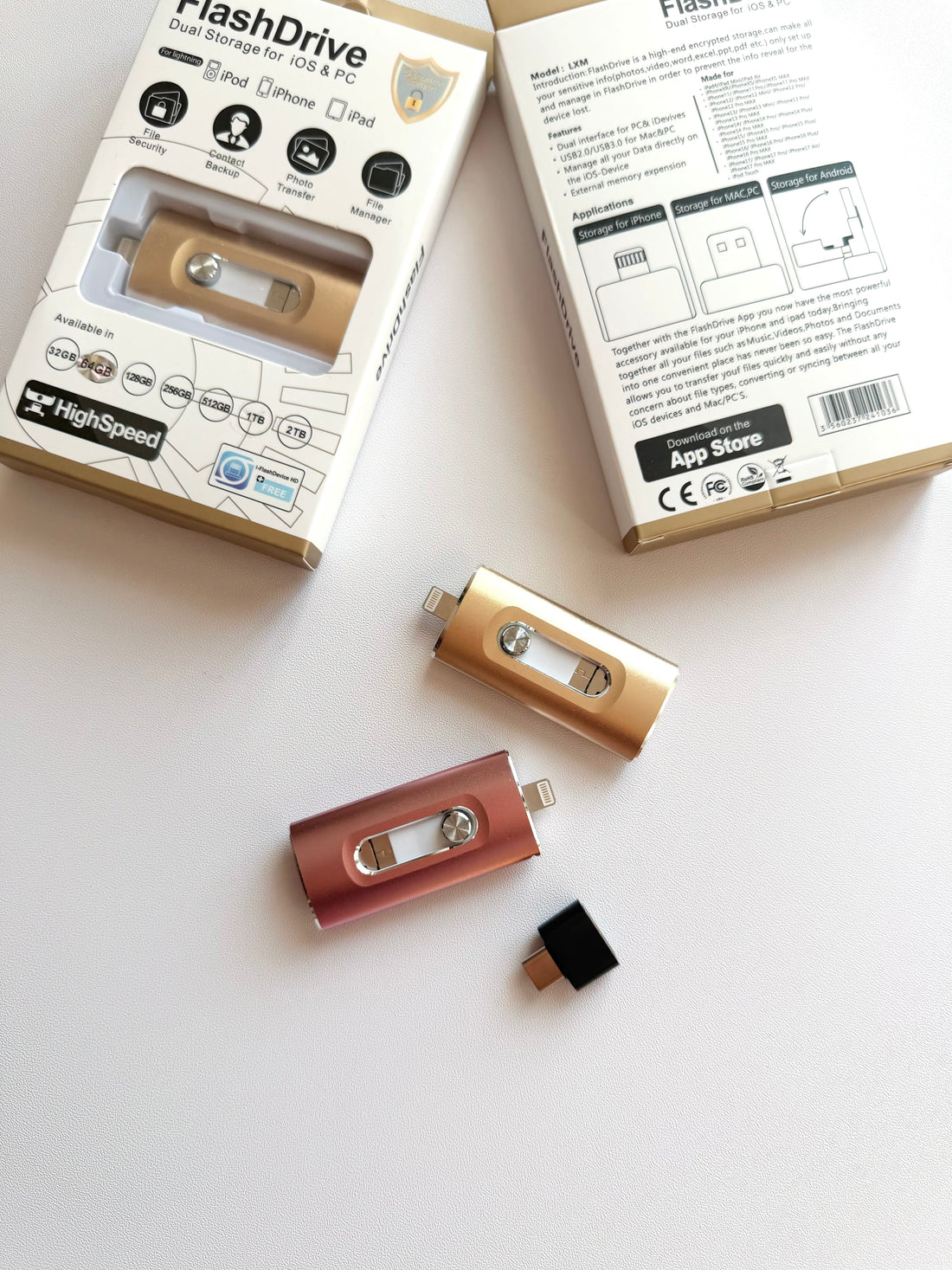 3 in 1 Flash Drive 64GB