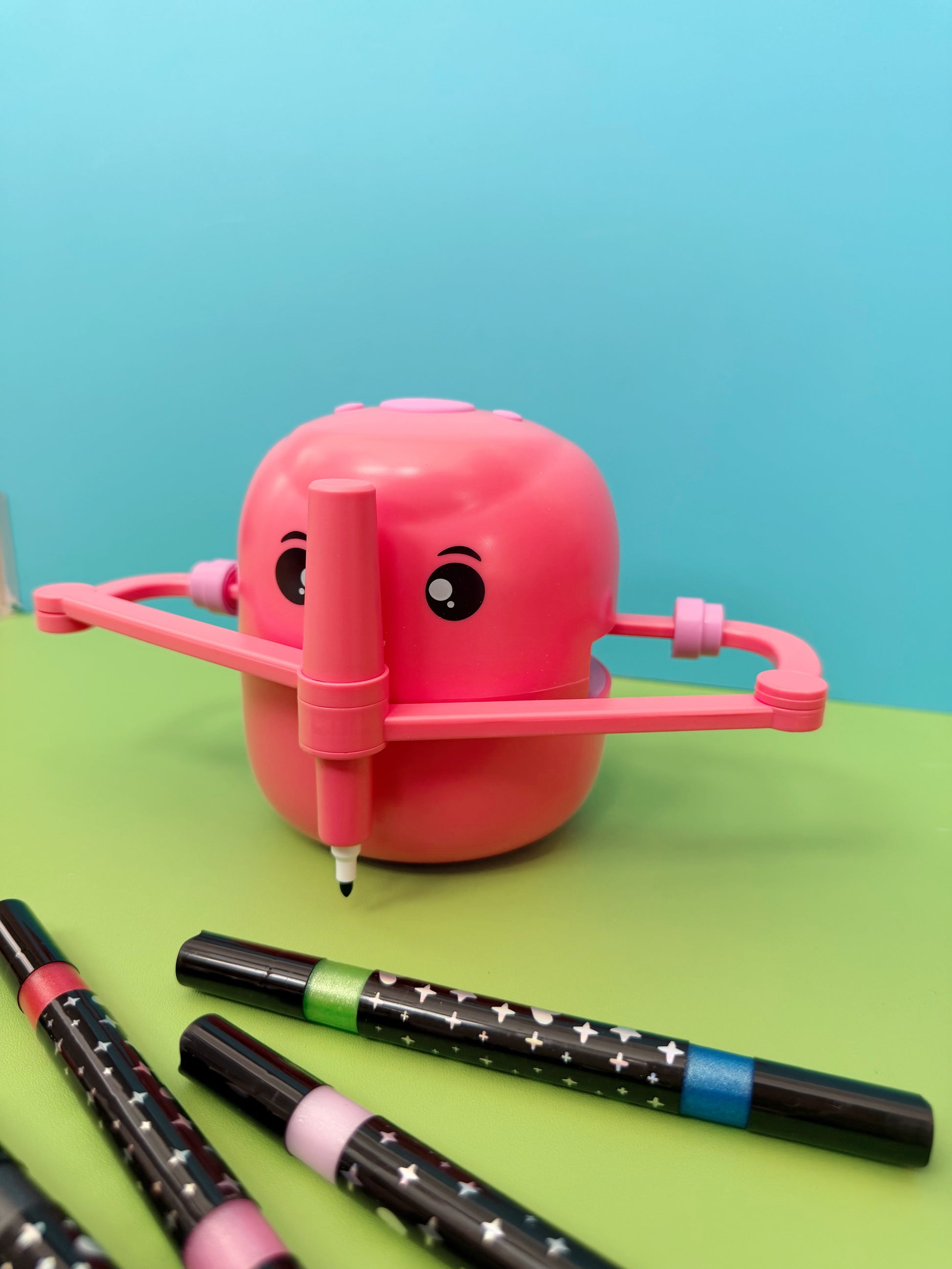 Poly Bot Math Drawing Drawing Robot for Kids.Doodle Bot.WIth 100 Word Cards